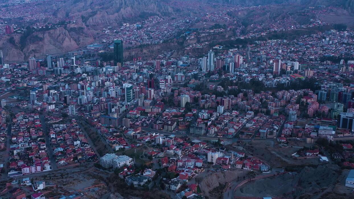 Vista urbana de Bolivia